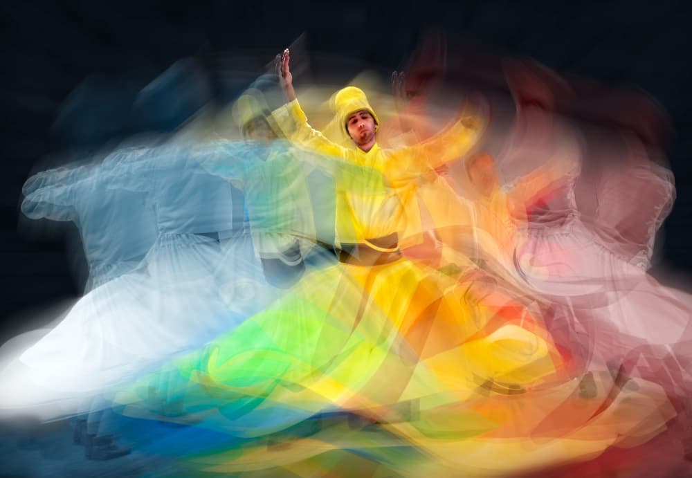 Whirling Dervish Dance by Sayyed Nayyer Reza — canvas wall art