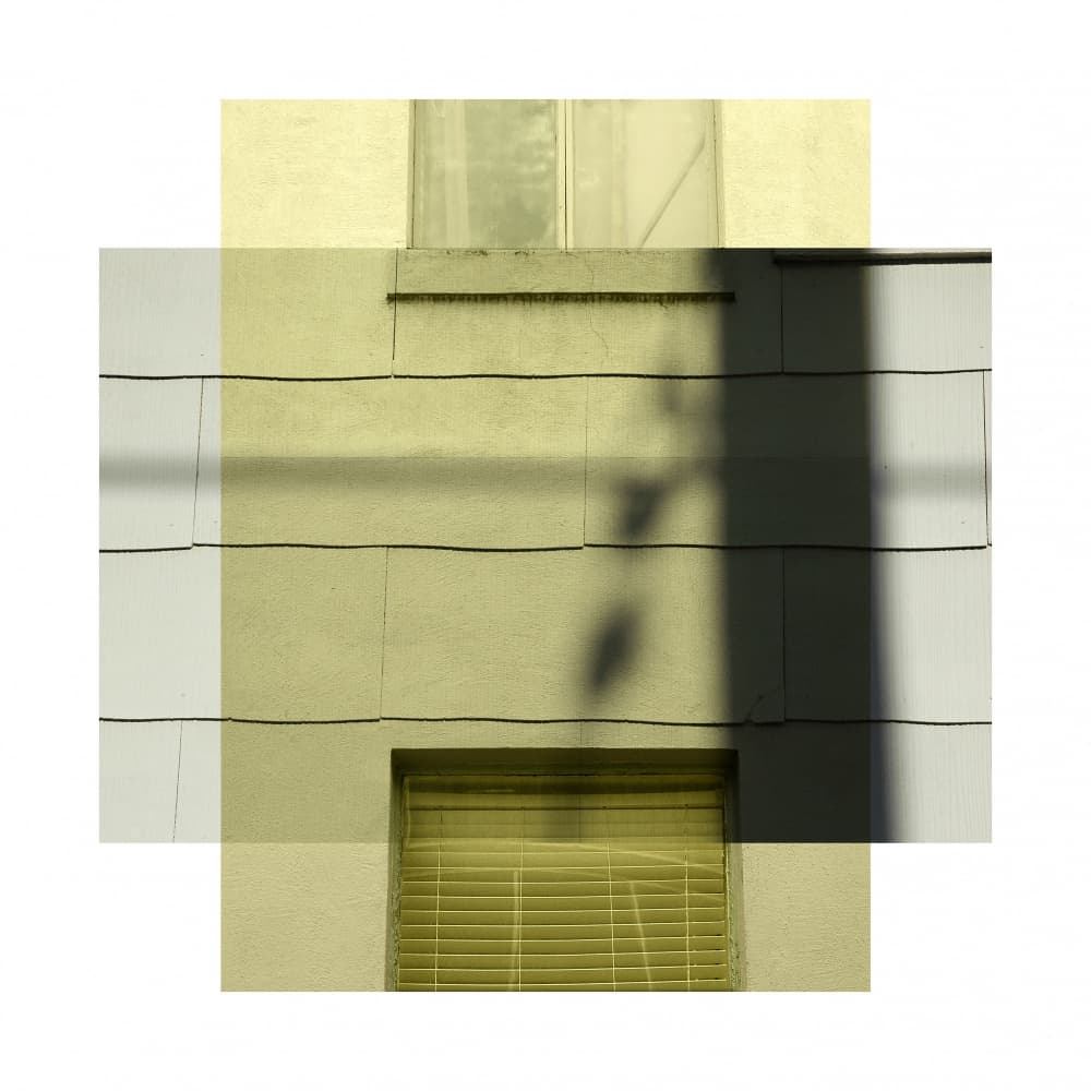 Sunlit Building Shadows by Diana Jahns — canvas wall art