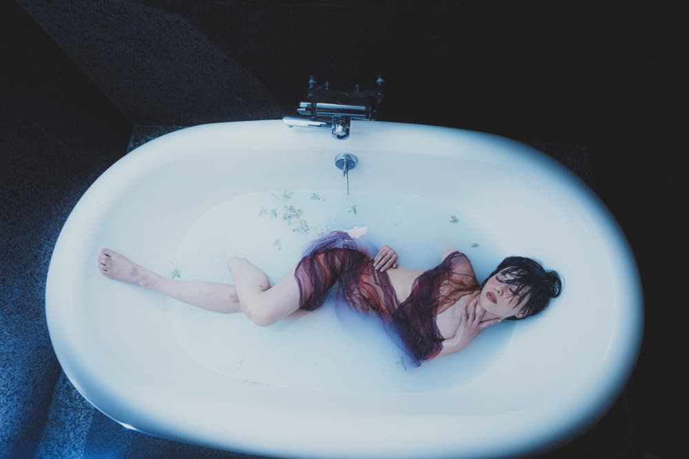 Dreamy Milk Bath by Kurosaki Sangan — canvas wall art