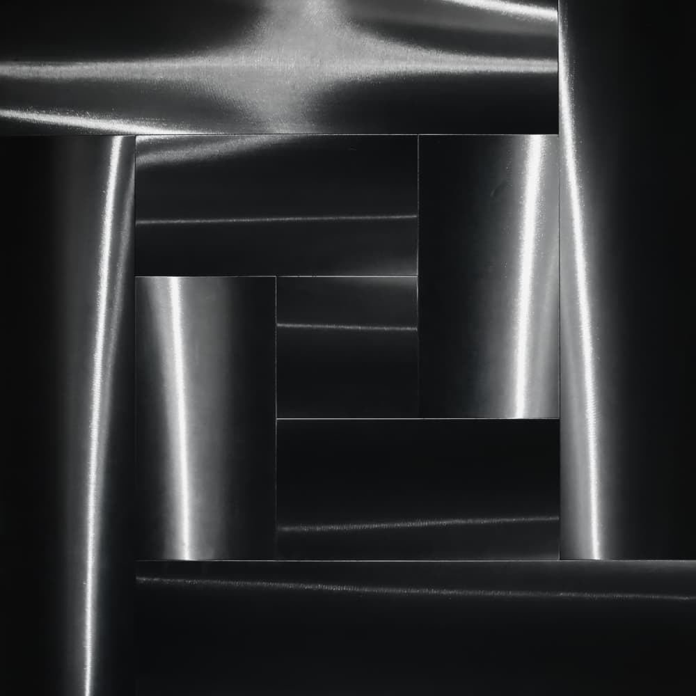 Abstract Metal Reflections by Greetje van Son — canvas wall art
