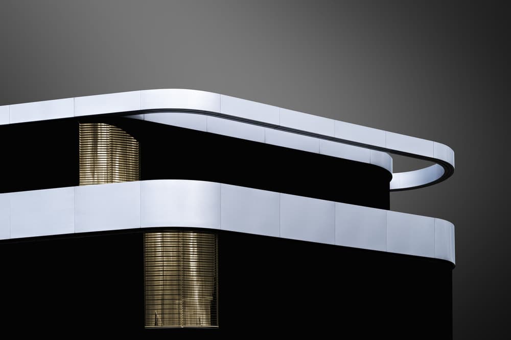 Modern Architectural Curves by Rolf Endermann — canvas wall art