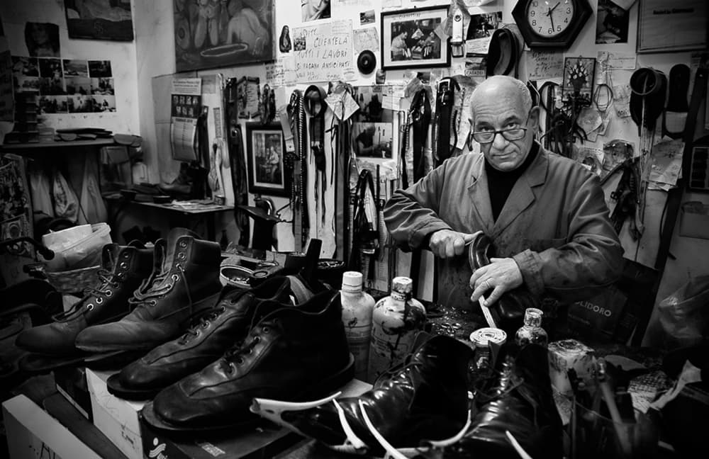 Traditional Cobbler by Antonio Grambone — canvas wall art