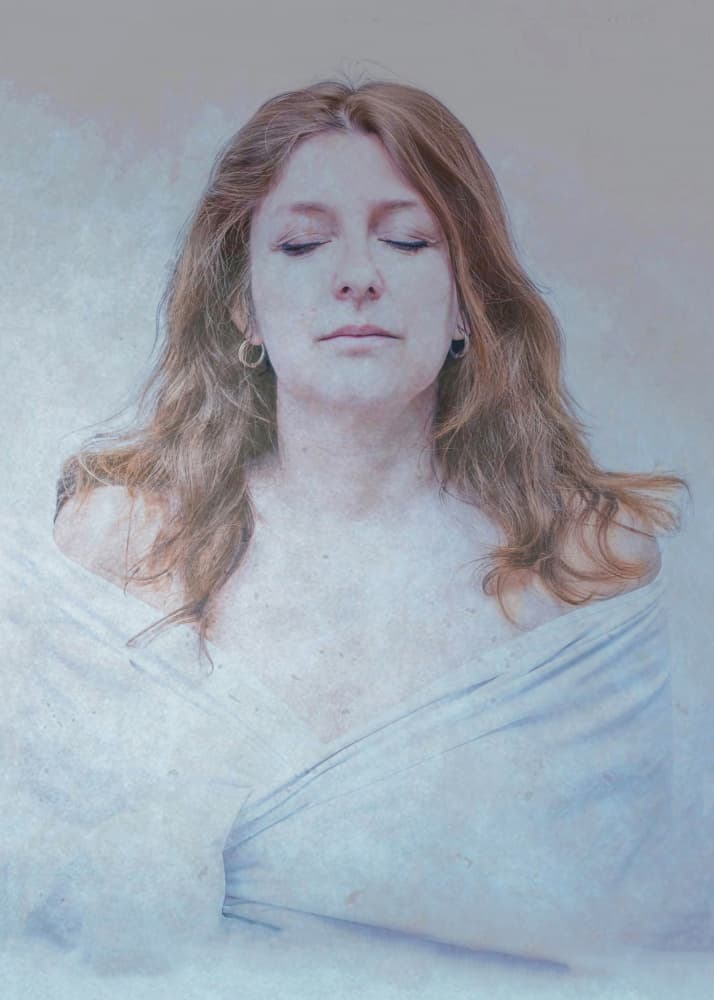 Inner Peace Portrait by Joanna Ras — canvas wall art