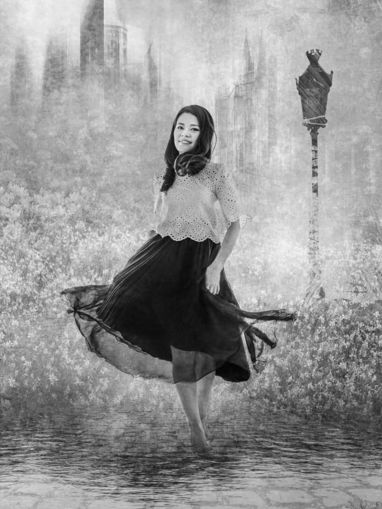 Dreamy Parisian Dance by Eiji Yamamoto — canvas wall art