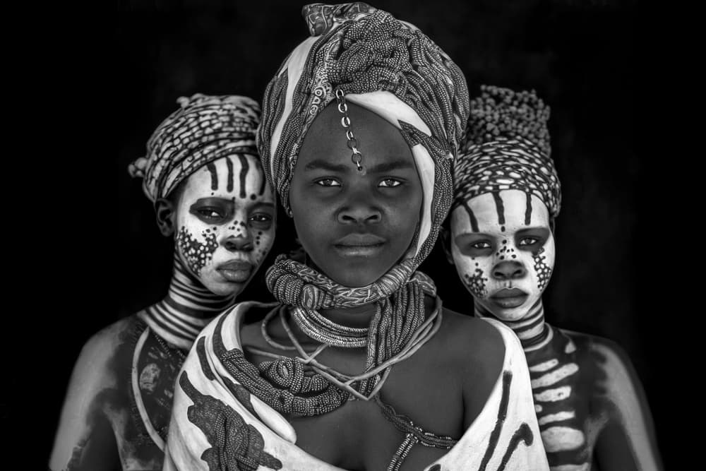 African Tribal Women by Marcel Egger — canvas wall art