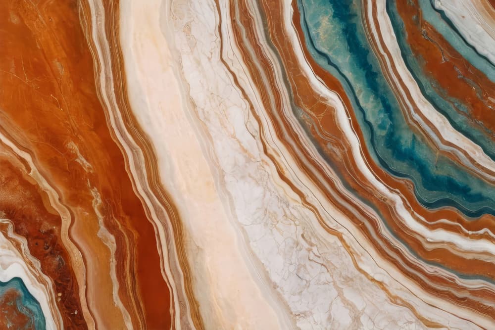 Teal Marble Swirl by Alpenglow Workshop — canvas wall art