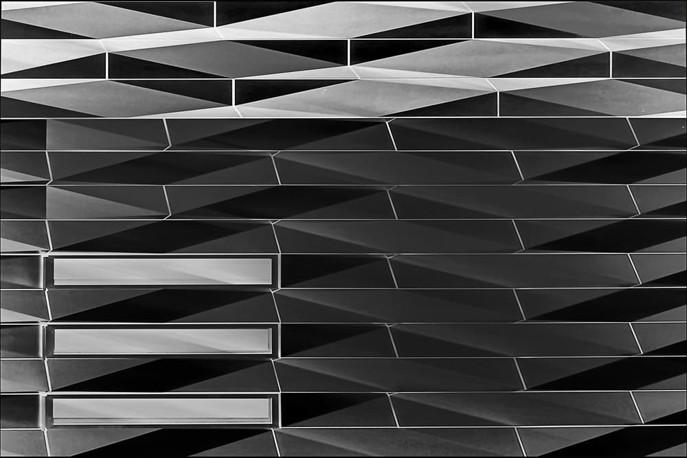 Modern Geometric Facade by Henk van Maastricht — canvas wall art