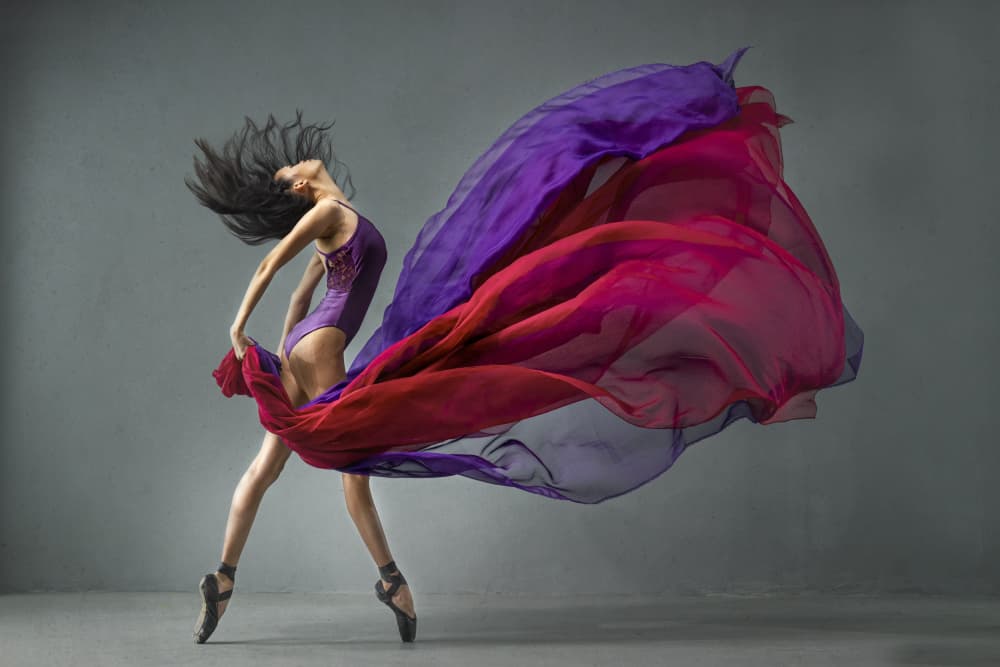 Dynamic Ballet Dancer by Ajar Setiadi — canvas wall art