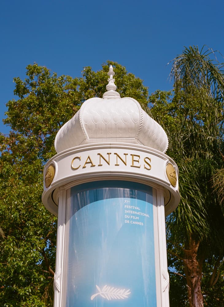Cannes Festival Column by Bethany Young — canvas wall art