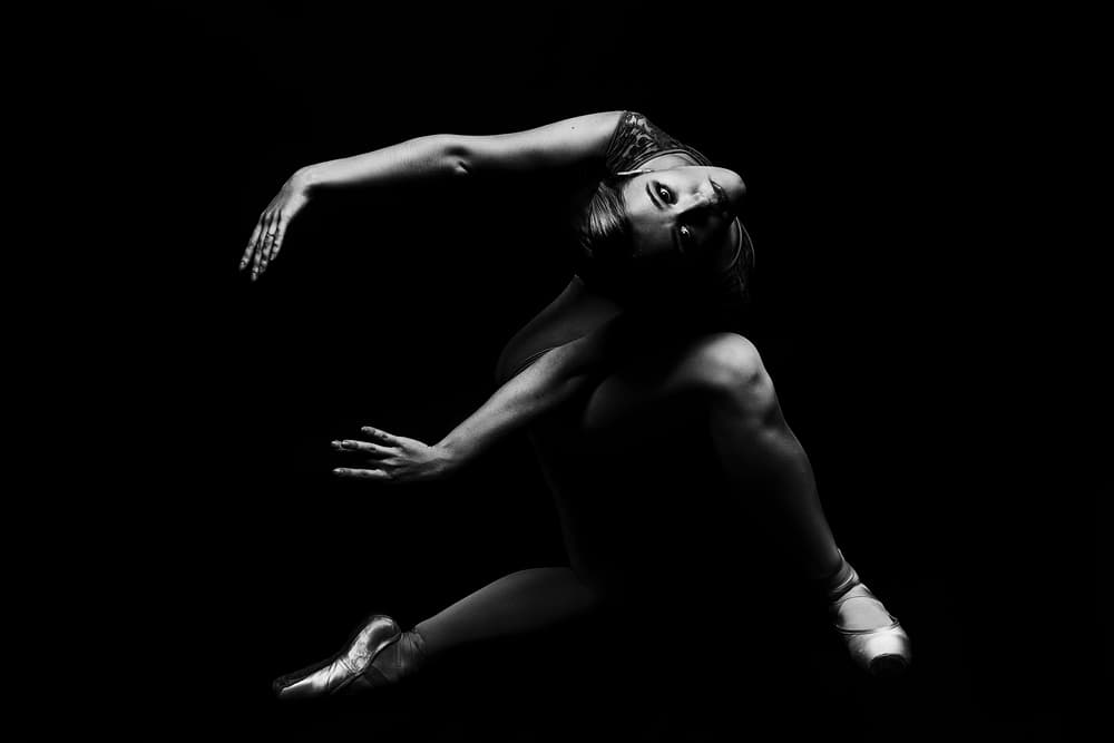 Graceful Ballet Pose by Alexandr — canvas wall art