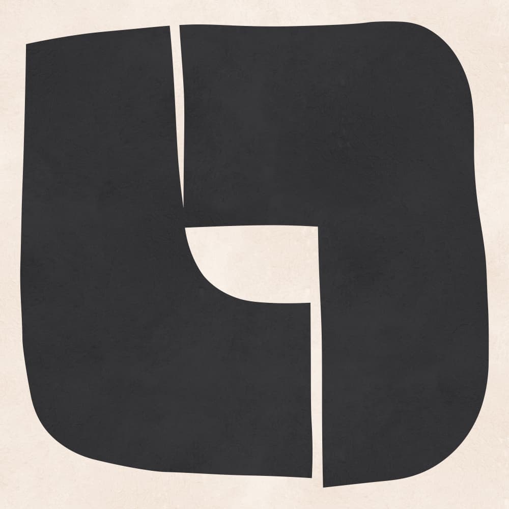 Modern Abstract Shape by Vitor Costa — canvas wall art