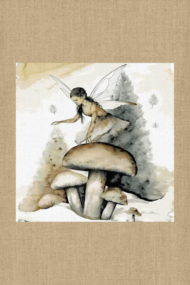 Whimsical Forest Fairy by casa cartissi — canvas wall art