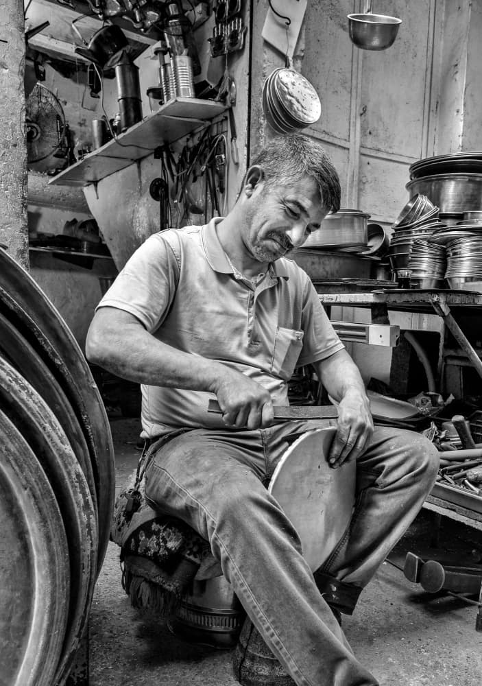Traditional Workshop Craft by Bashar Alsofey — canvas wall art