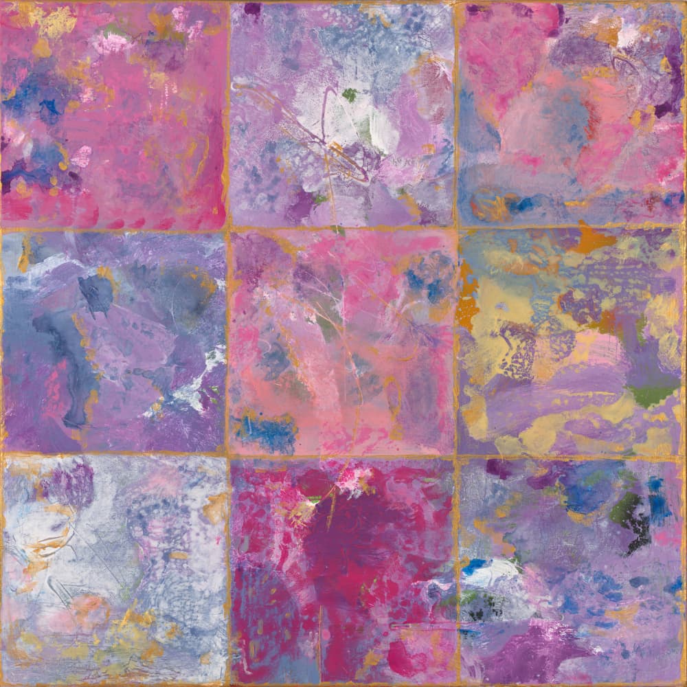 Abstract Color Grid by Marisol Evora — canvas wall art