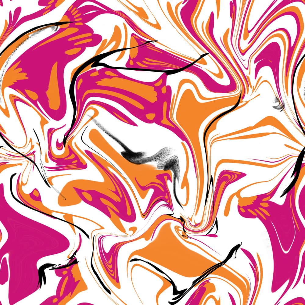 Vibrant Abstract Flow by Pecilia Mariano — canvas wall art