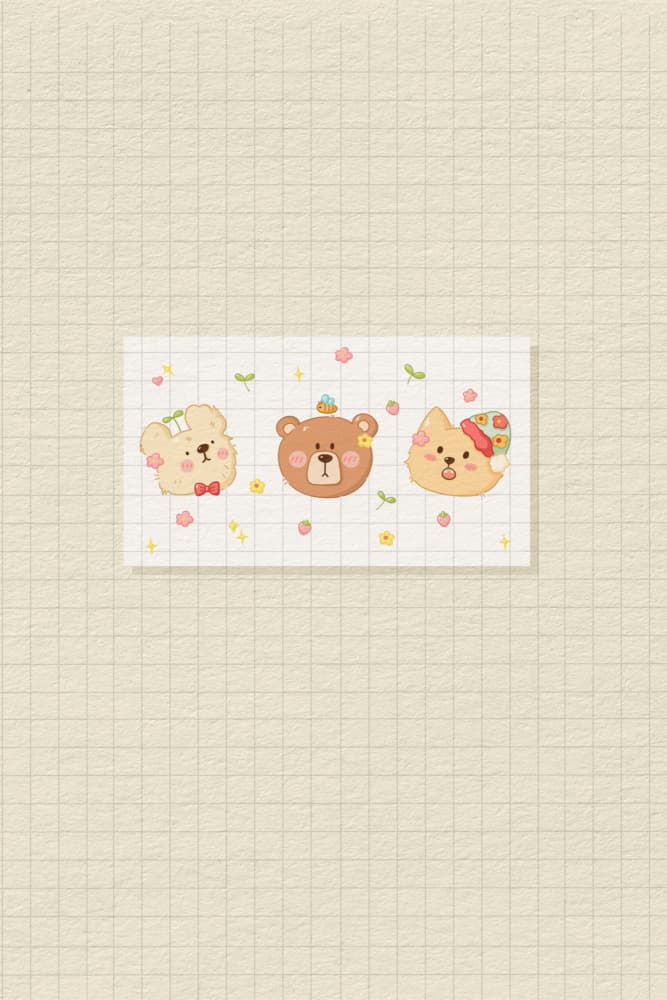 Cute Animal Friends by Xuan Thai — canvas wall art