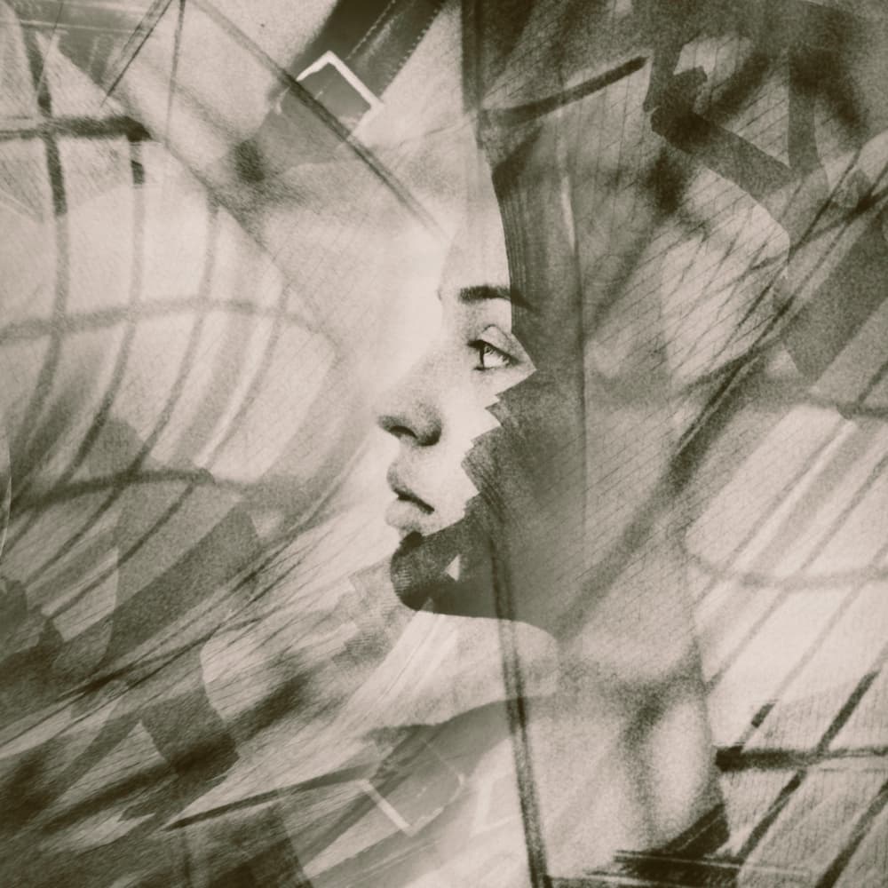 Contemplative Sepia Portrait by Desislava Ignatova — canvas wall art