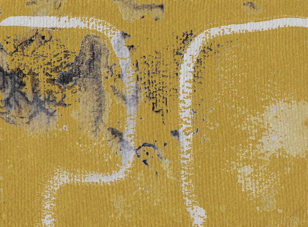 Ochre Grunge Texture by Santhosh ch — canvas wall art