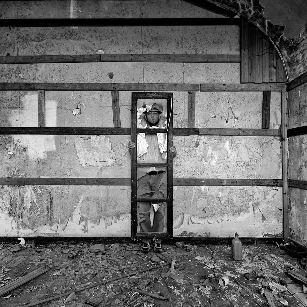 Man Through Window by Carlo Ferrara — canvas wall art