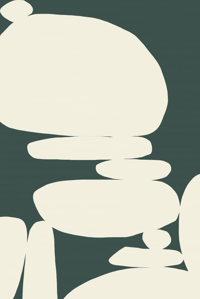 Abstract Organic Balance by Treechild — canvas wall art