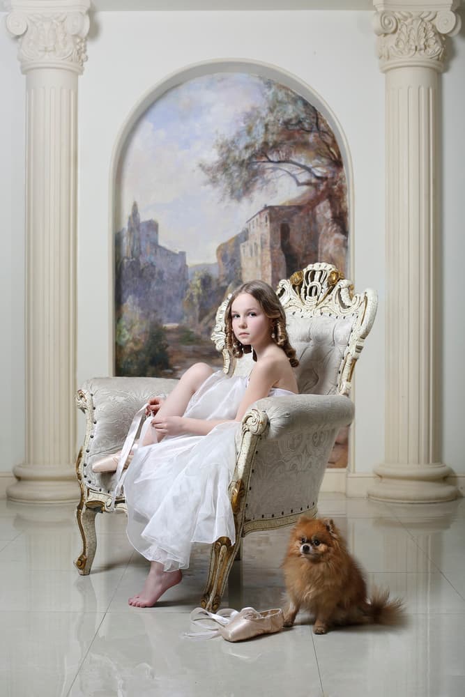 Young Ballerina's Dream by Victoria Glinka — canvas wall art