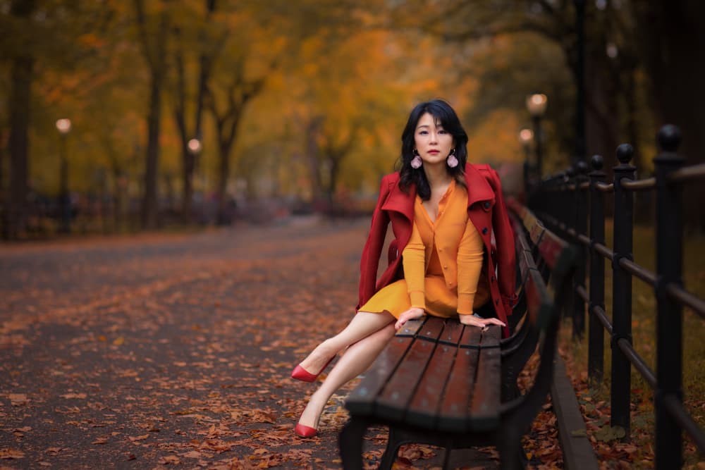 Autumn Park Style by Jeff Wang — canvas wall art