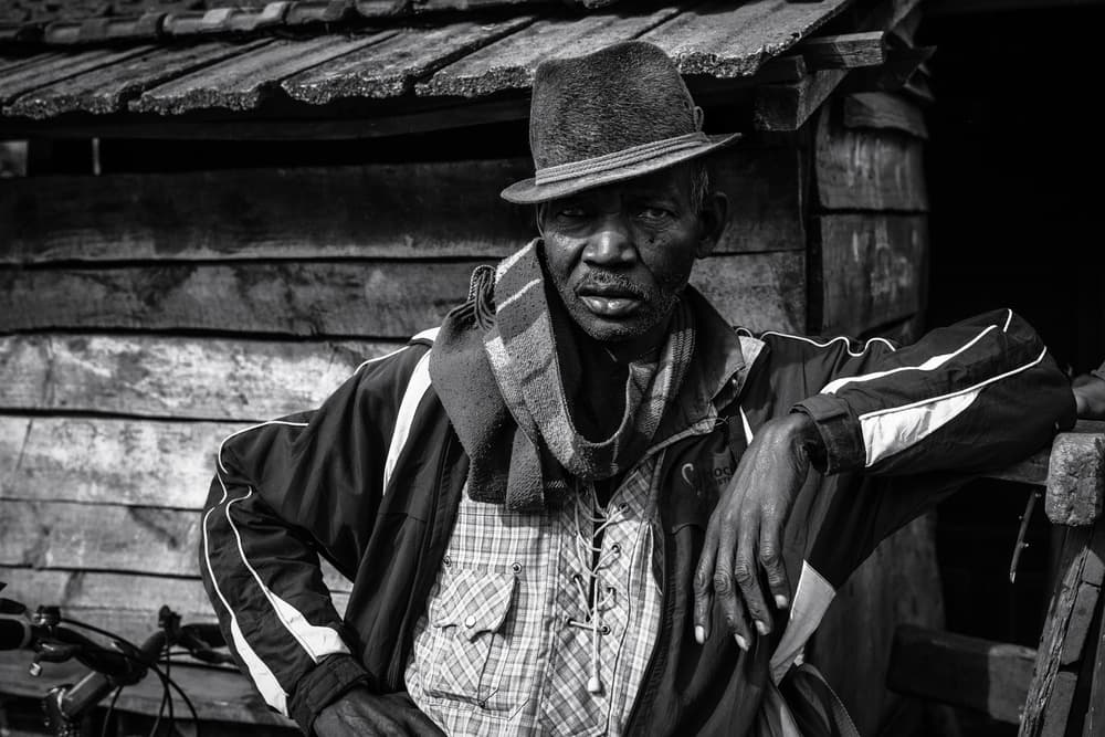 Dignified Man in Hat by Marco Tagliarino — canvas wall art