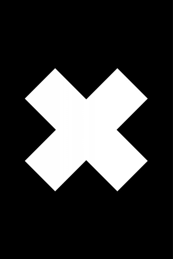 Bold Graphic X by Oju Design — canvas wall art