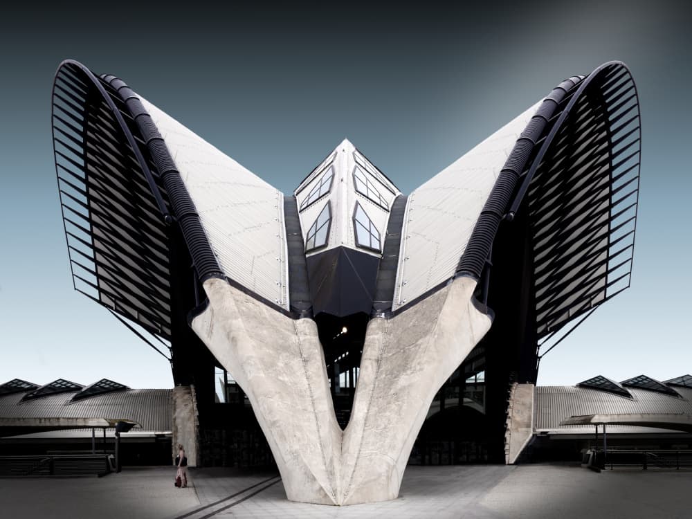 Grand Concrete Station by Karin Kilb — canvas wall art