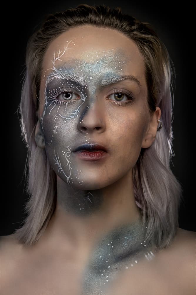 Ice Queen Portrait by Ovi D. Pop — canvas wall art