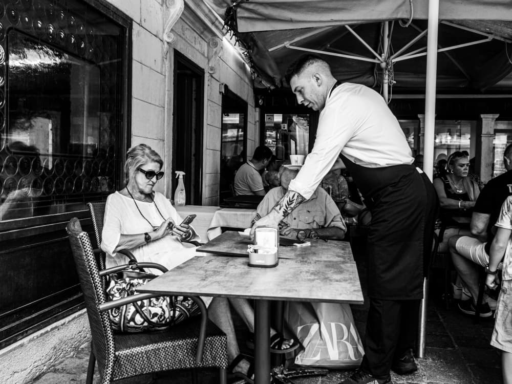Street Side Service by Adam Street Photographer — canvas wall art