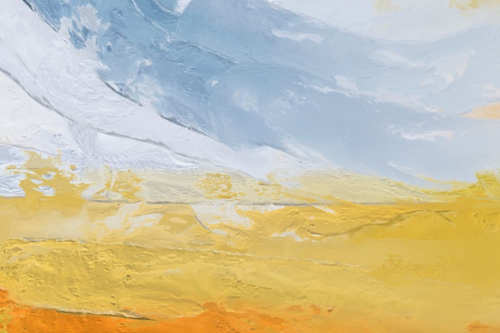Golden Desert Sky by Josie George — canvas wall art