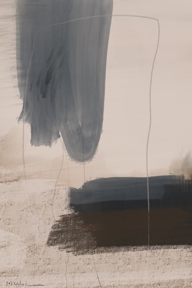 Serene Abstract Strokes by Nilesh Kulkarni — canvas wall art