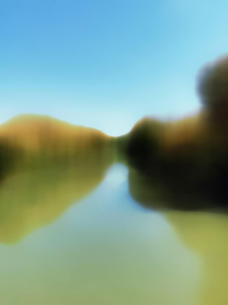 Dreamy Lake Reflection by Angelo Cerantola — canvas wall art