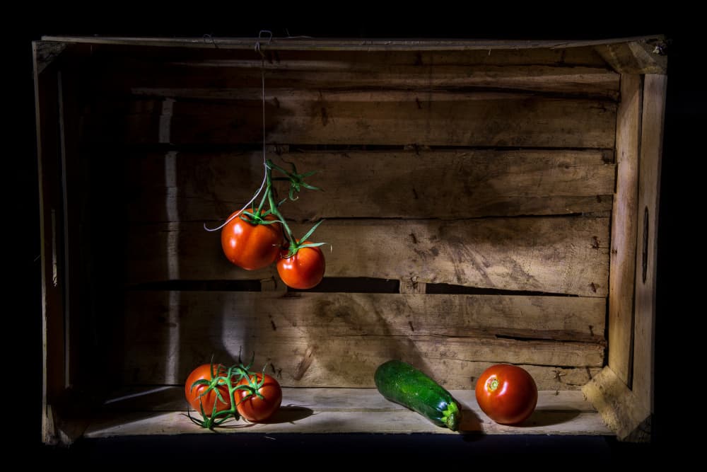 Rustic Harvest Crate by Felice Angelino — canvas wall art