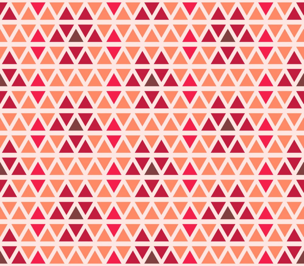 Warm Geometric Triangles by Marika Barsrsind β canvas wall art