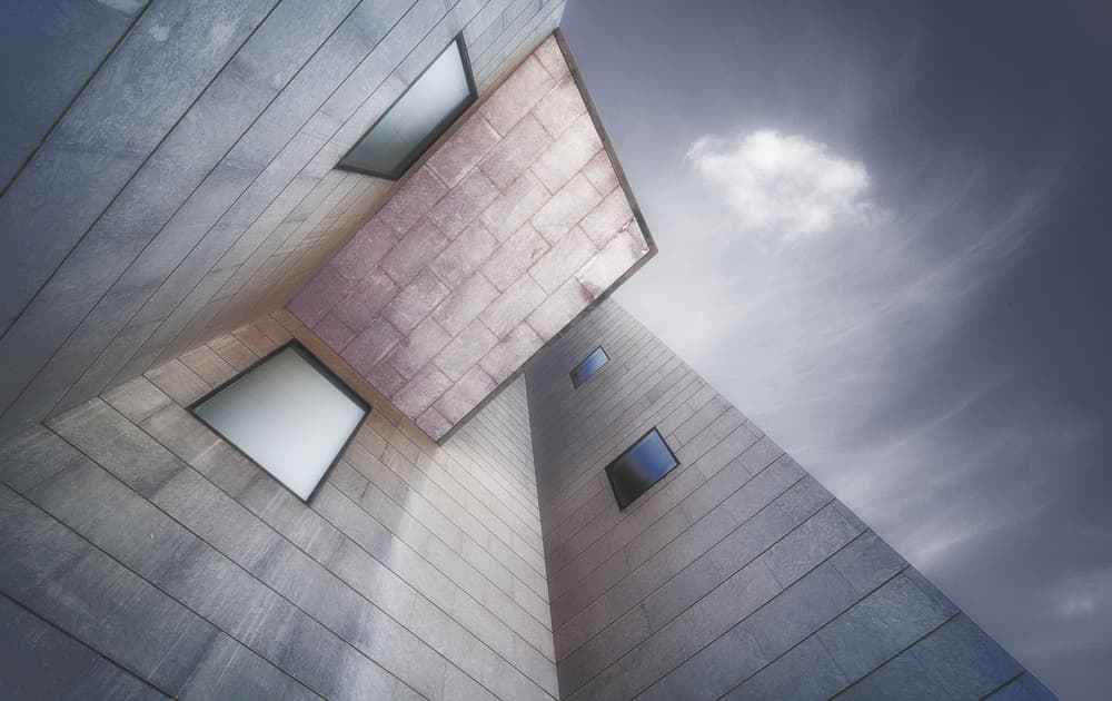 Upward Modern Angles by Harry Verschelden — canvas wall art