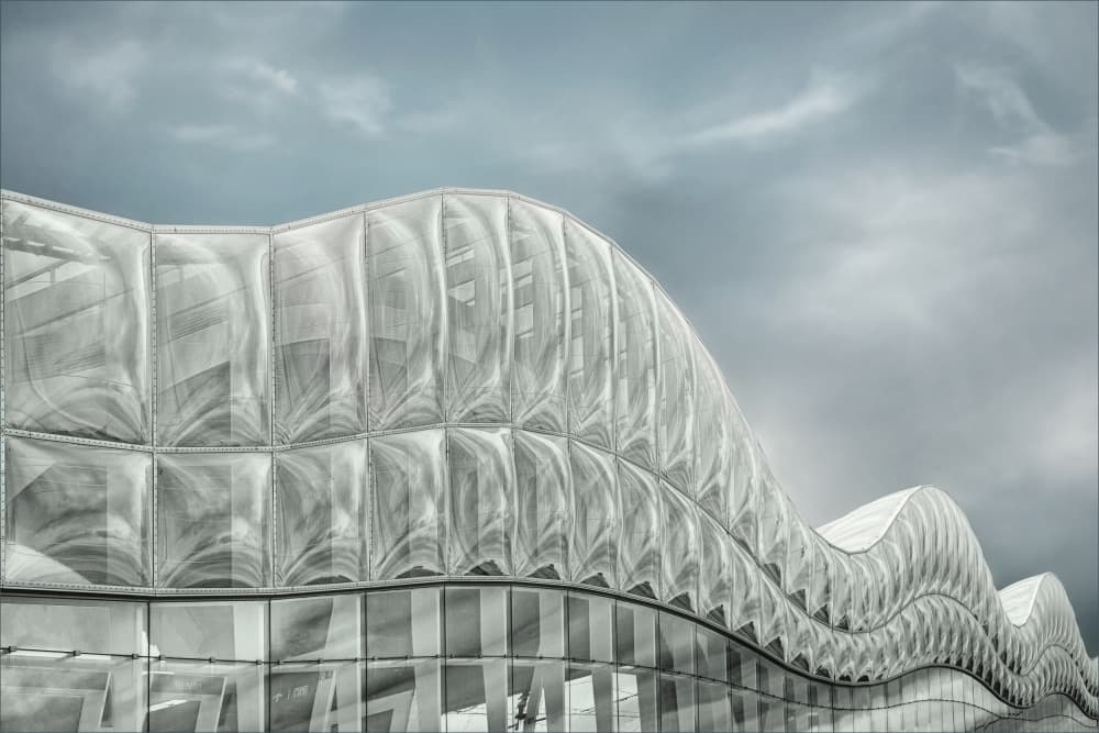Modern Wave Architecture by Gilbert Claes — canvas wall art