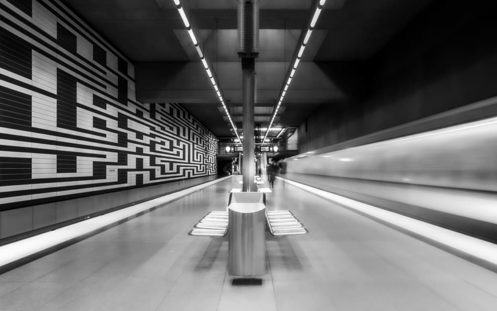 Modern Metro Movement by Andy Dauer — canvas wall art