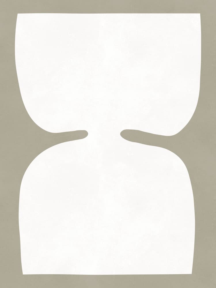 Modern Hourglass Abstract by Vitor Costa — canvas wall art
