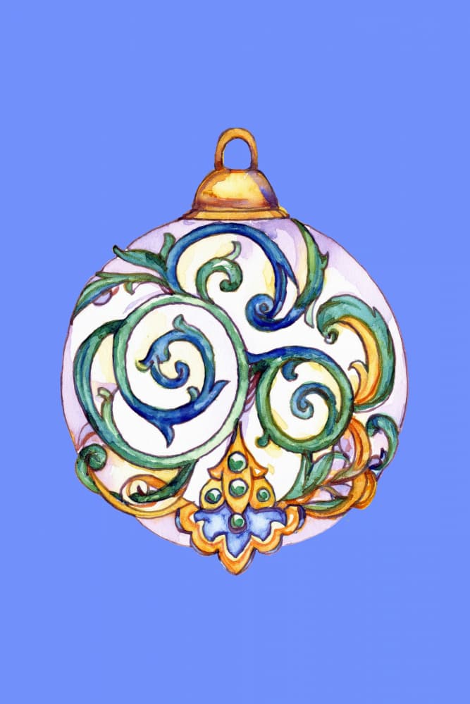 Classic Decorative Ornament by casa cartissi — canvas wall art