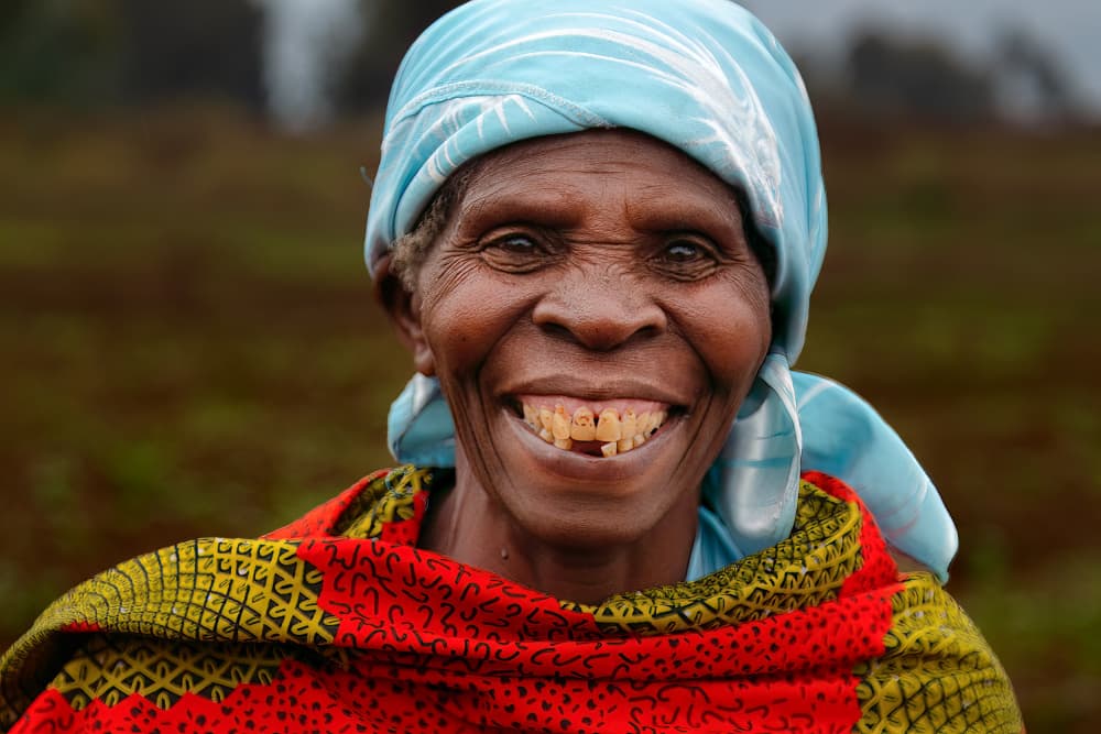 Genuine Woman's Smile by Raffi Bashlian — canvas wall art