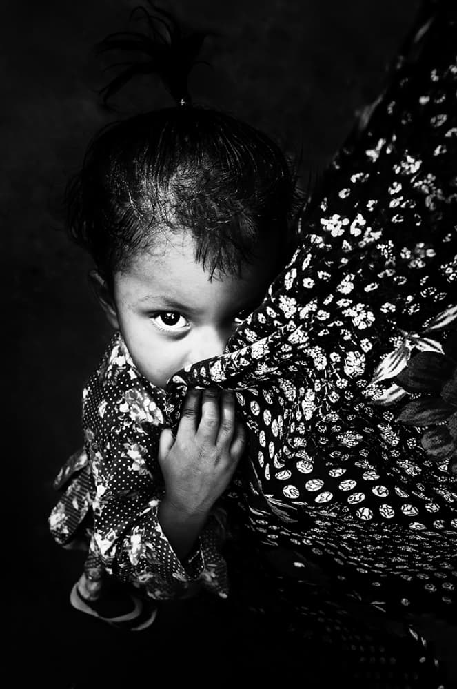 Curious Child's Gaze by Juan Luis Duran — canvas wall art
