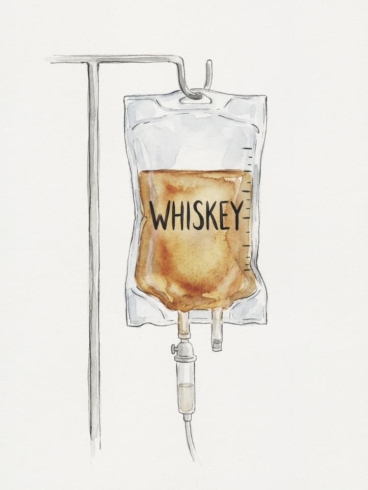Whiskey Therapy Drip by Andreas Magnusson — canvas wall art