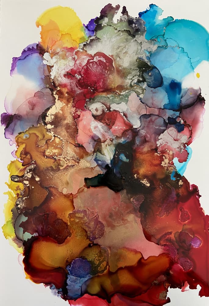 Dynamic Color Flow by Irene Chua — canvas wall art