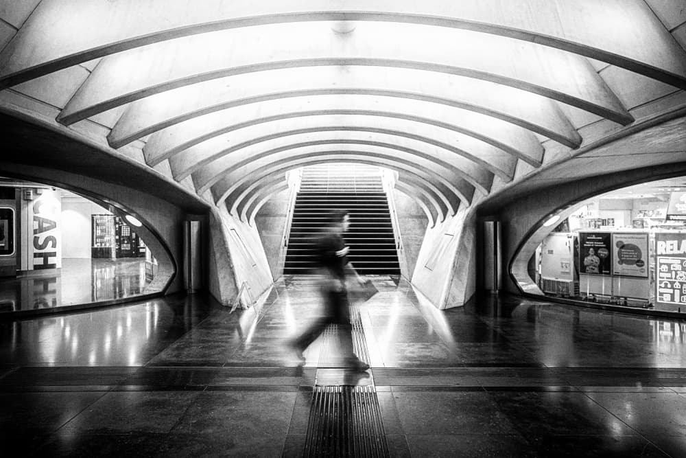 Urban Motion Blur by Bruno Flour — canvas wall art