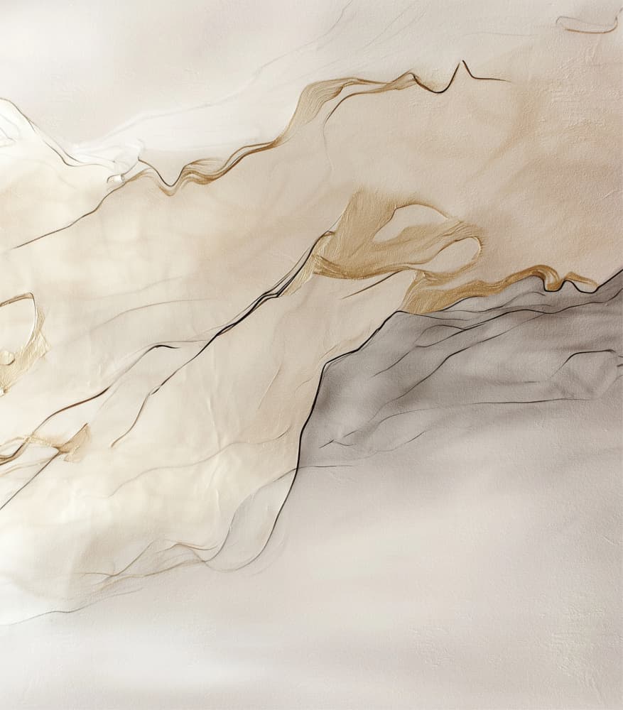 Abstract Golden Flow by Alma — canvas wall art