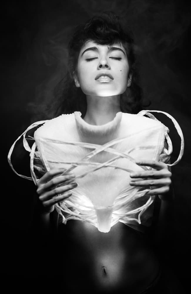 Woman's Inner Radiance by Artem Vasilenko — canvas wall art