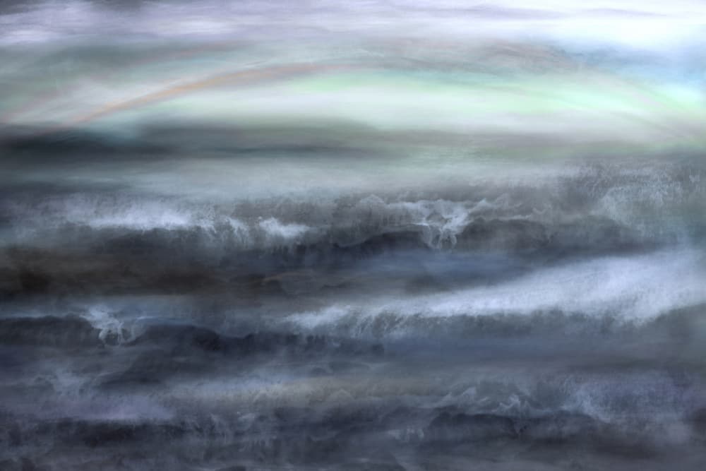 Moody Ocean Waves by Christina Sillen — canvas wall art