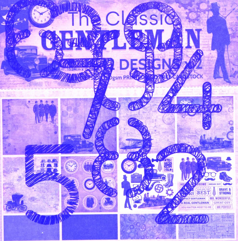 Classic Gentleman Vintage Collage by Santhosh ch — canvas wall art